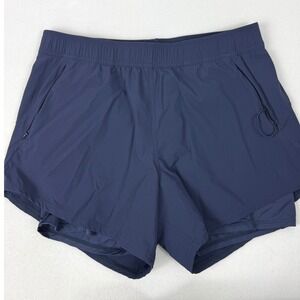Fair Harbor The Atlantique Short - Sports Shorts For Women, 3" Inseam, Quick Dry With Lining, Multiple Storage Pockets, Navy Floral Print